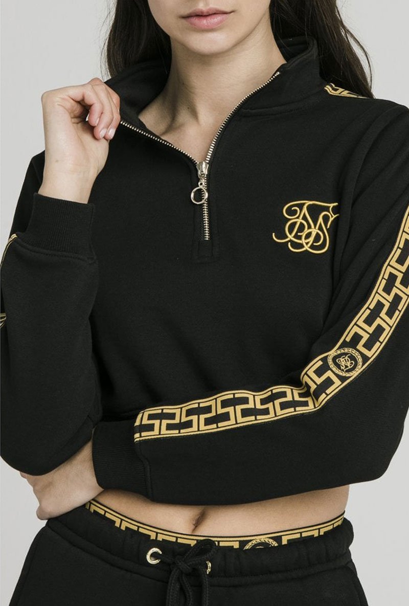 CARTEL ZIP CROP SWEAT