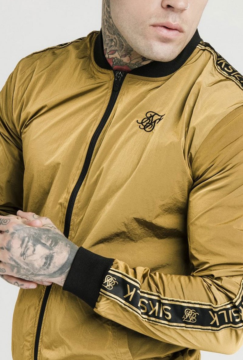 CRUSHED NYLON BOMBER