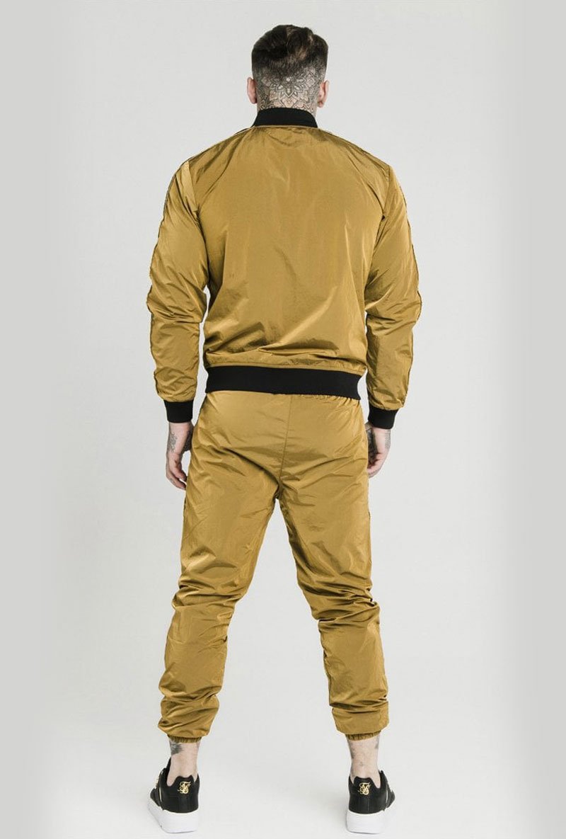 CRUSHED NYLON BOMBER