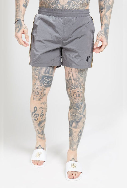 CRUSHED NYLON TAPE SHORTS