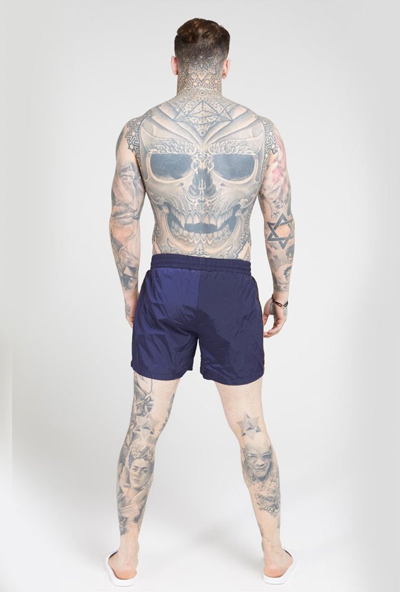 CRUSHED NYLON II TAPE SHORTS