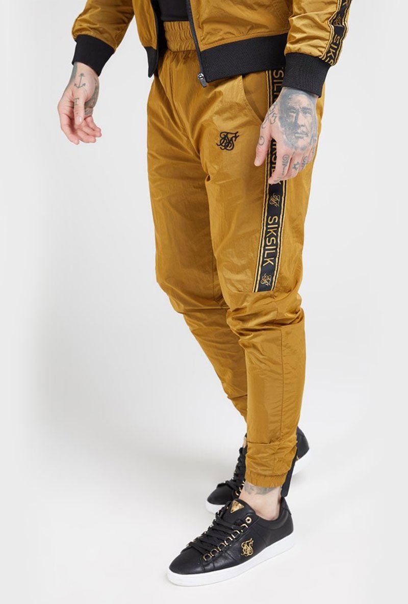 CRUSHED NYLON JOGGERS