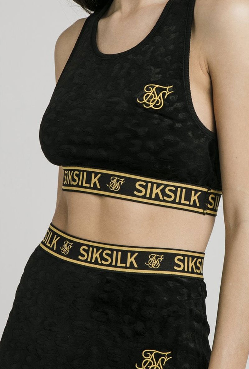 DEBOSSED VELOUR BRALETTE