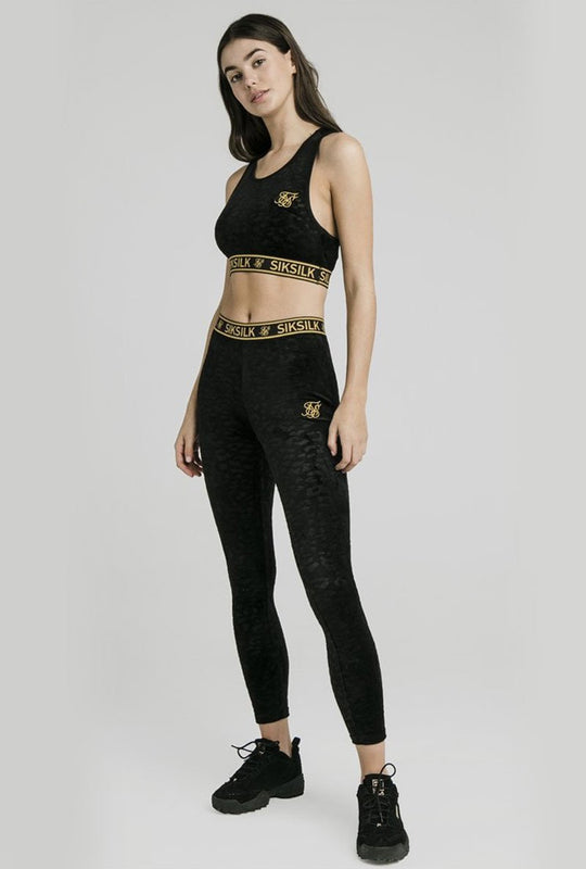 DEBOSSED VELOUR BRALETTE