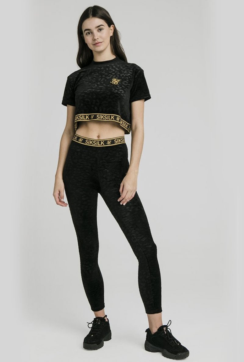 DEBOSSED CROP TEE