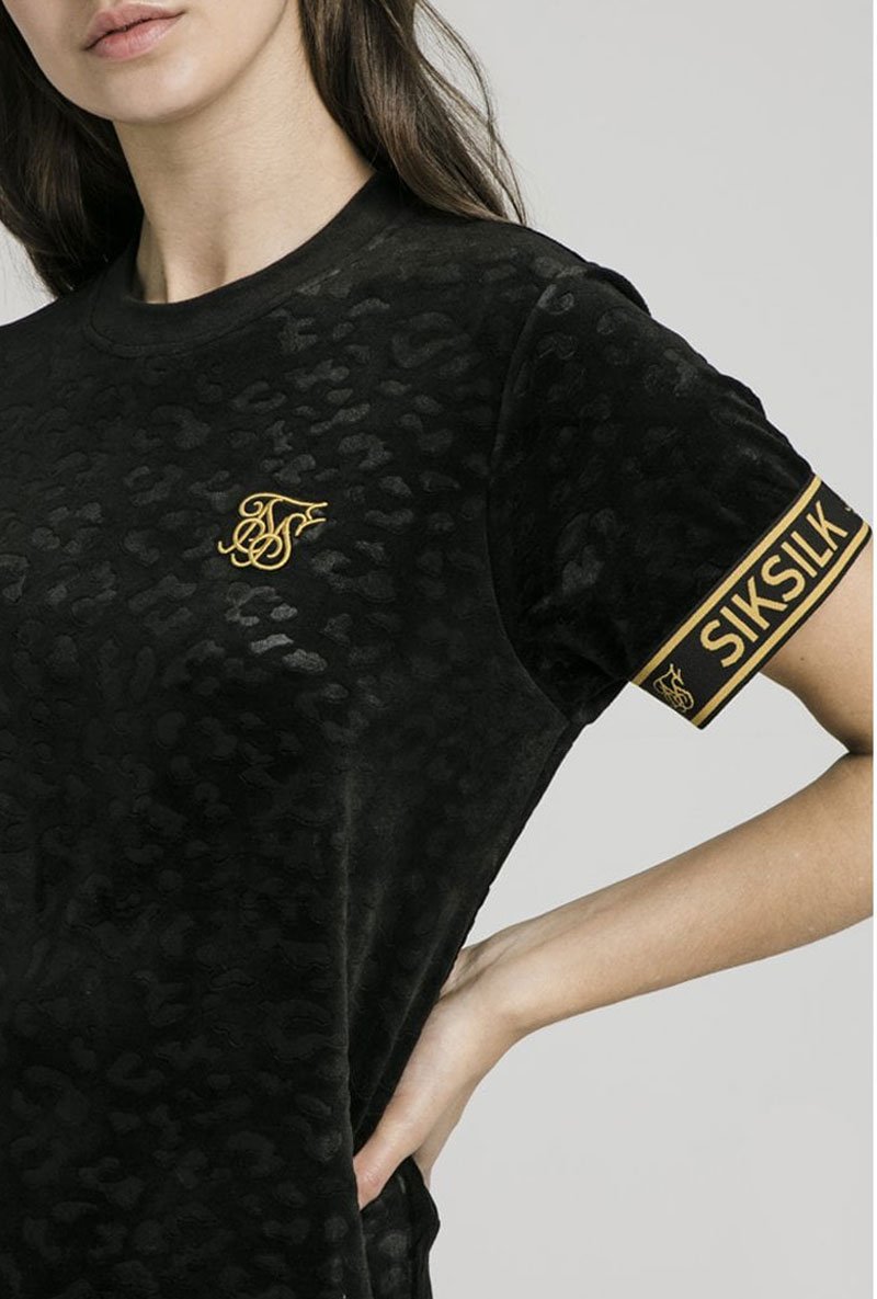 DEBOSSED TSHIRT DRESS