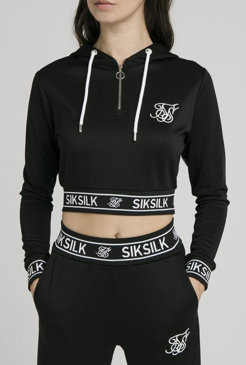 HALF ZIP TRACK TOP