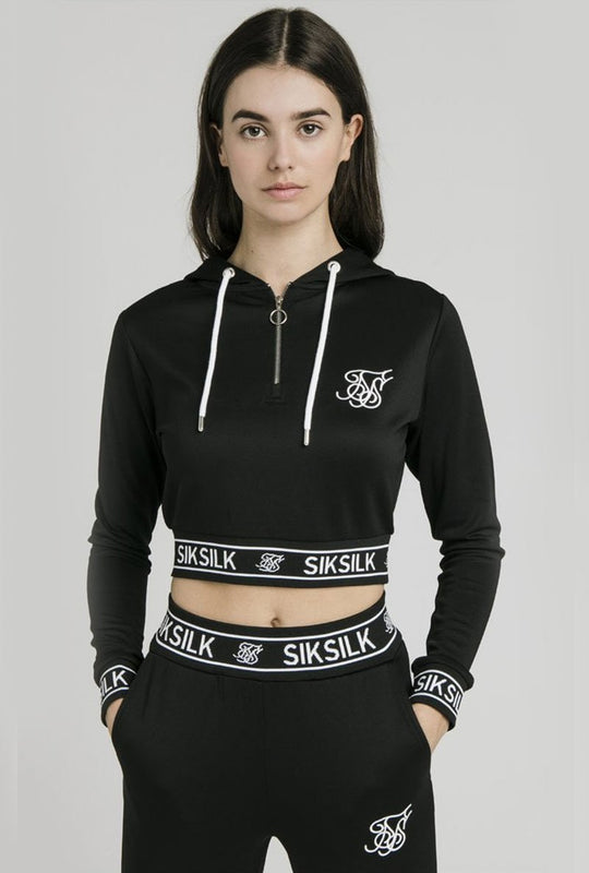 HALF ZIP TRACK TOP