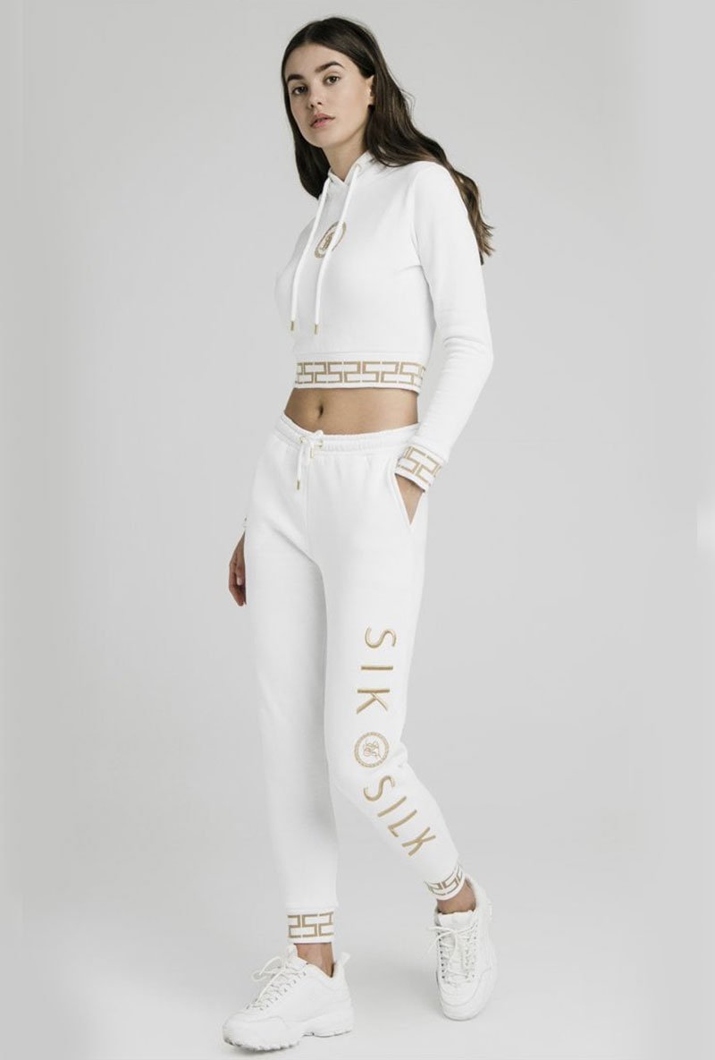 LUXURY CROPPED HOODIE