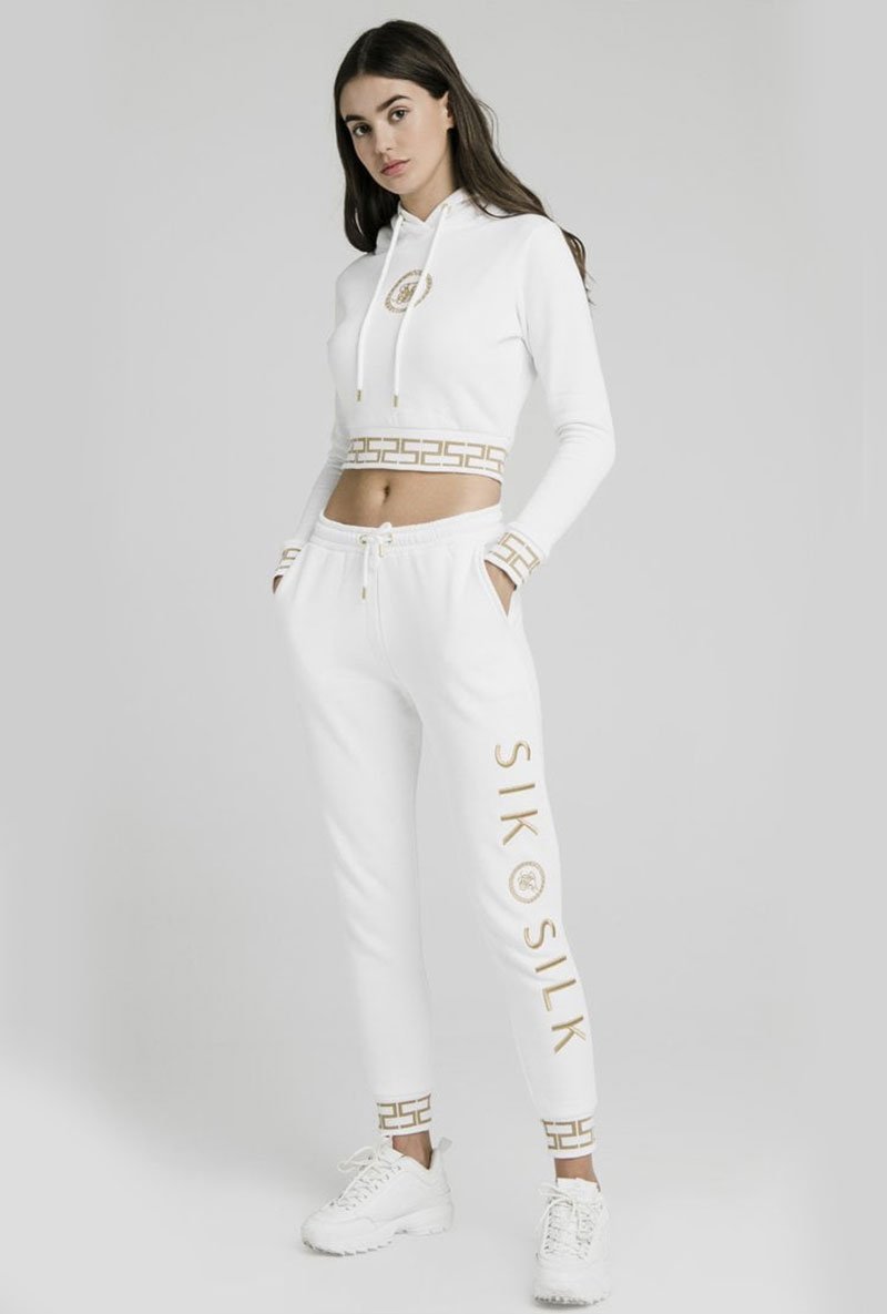 LUXURY CROPPED HOODIE