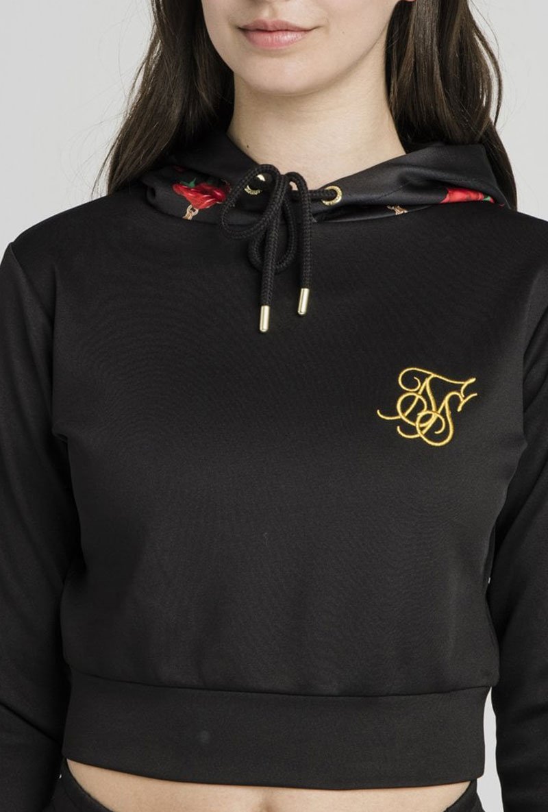 MAJESTIC CROPPED TRACK TOP