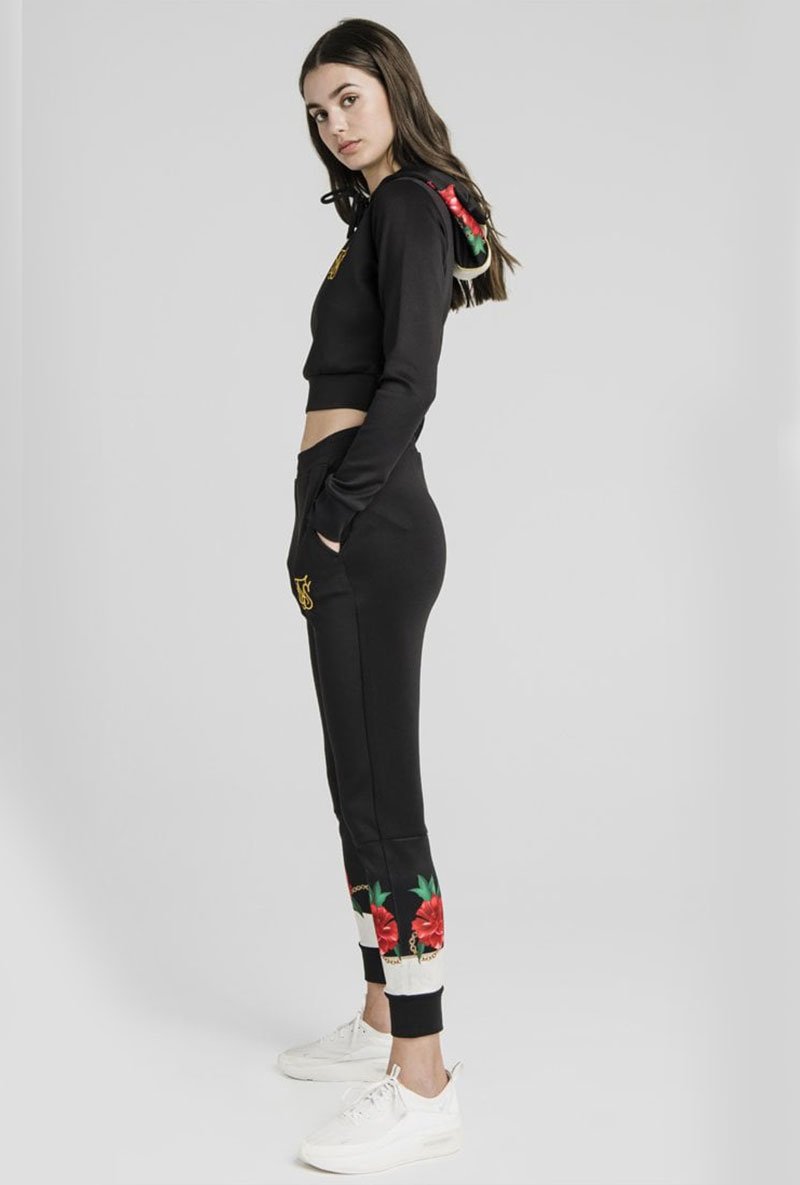 MAJESTIC CROPPED TRACK TOP