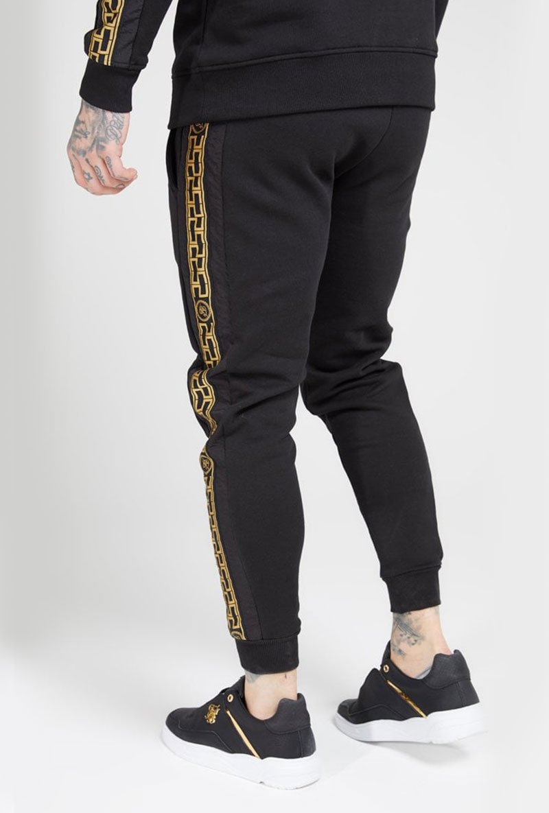 MUSCLE FIT NYLON PANEL JOGGERS