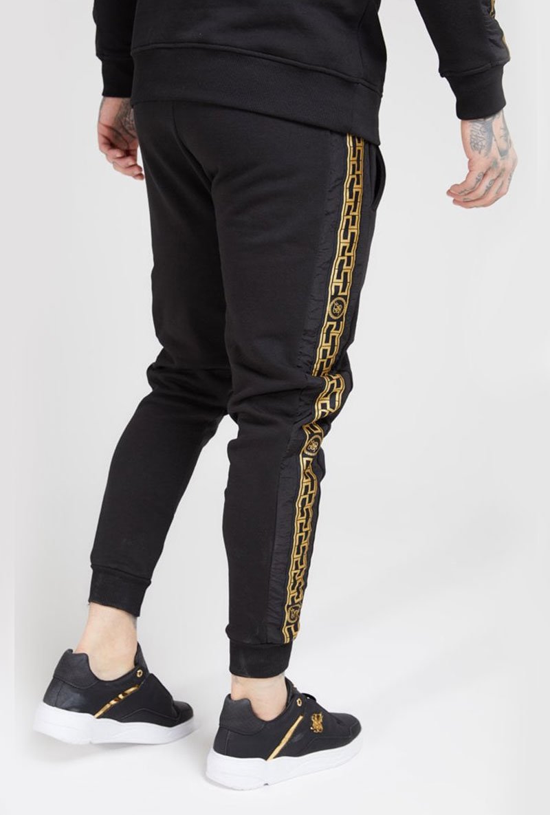 MUSCLE FIT NYLON PANEL JOGGERS