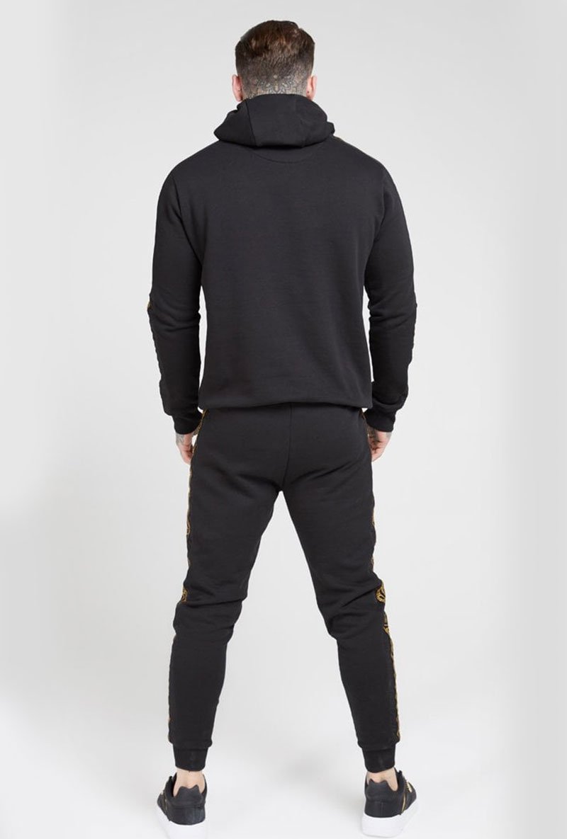 MUSCLE FIT NYLON PANEL JOGGERS