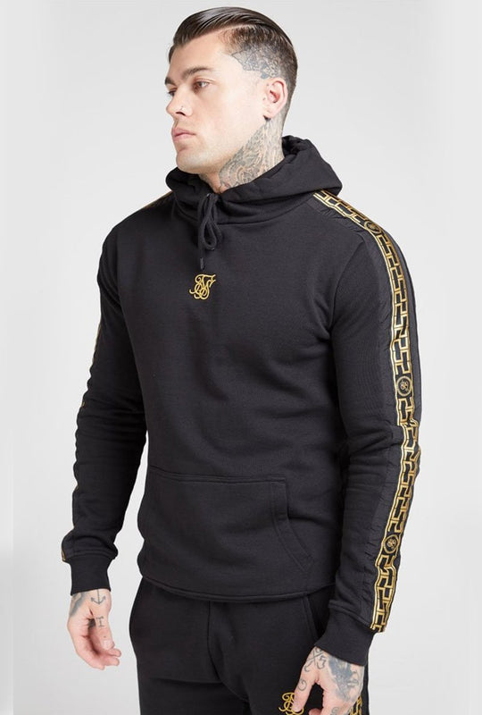 NYLON PANEL OVERHEAD HOODIE