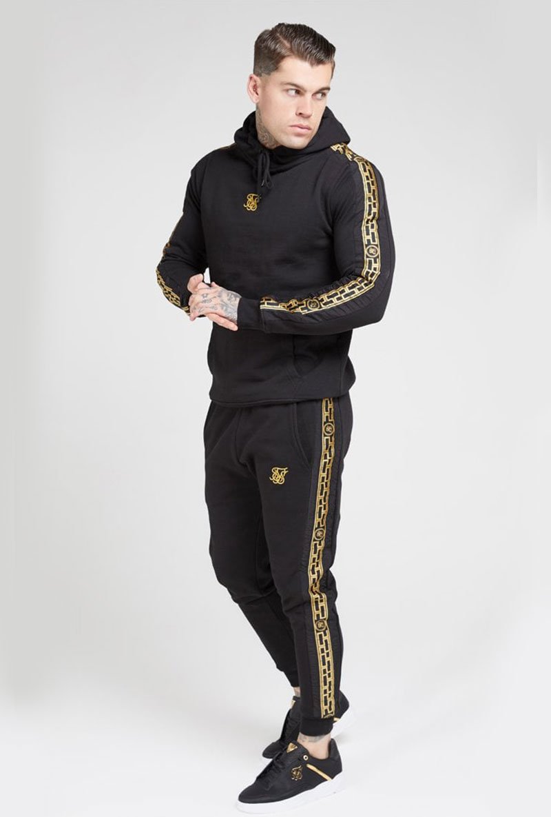 NYLON PANEL OVERHEAD HOODIE