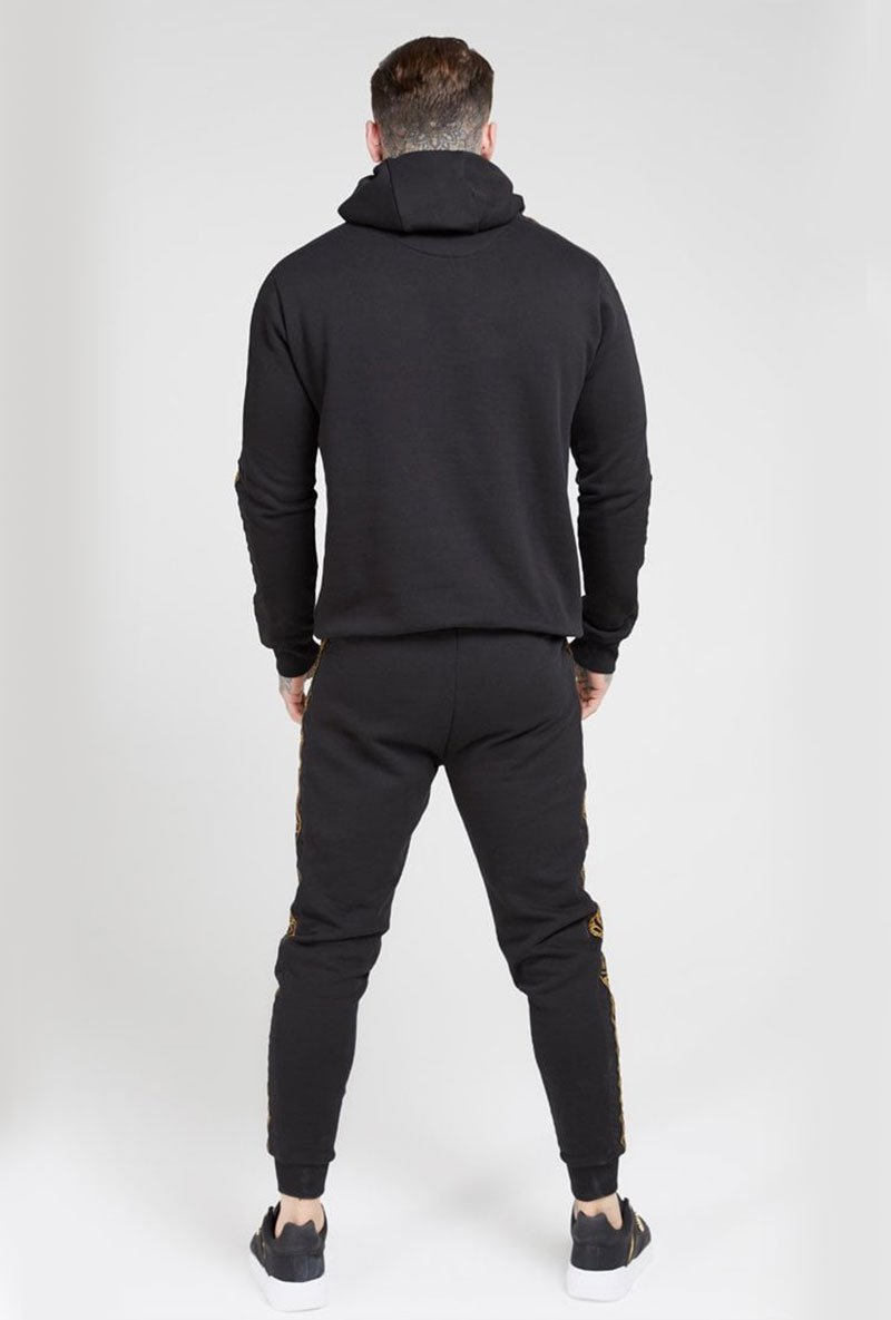 NYLON PANEL OVERHEAD HOODIE