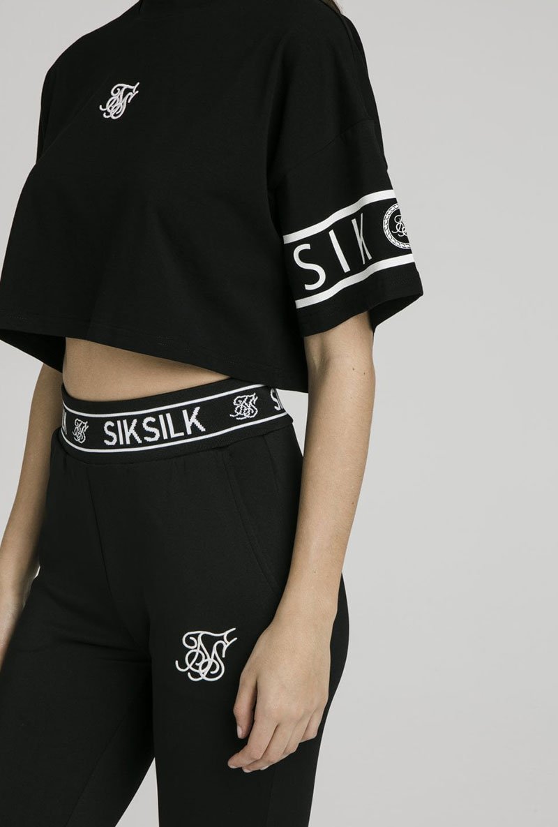 PRINTED OVERSIZE CROP TEE