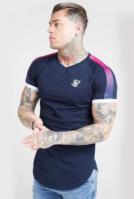 INSET CUFF FADE PANEL II TECH TEE