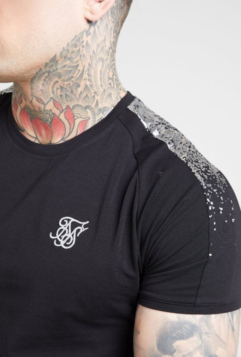 RAGLAN FOIL FADE GYM TEE
