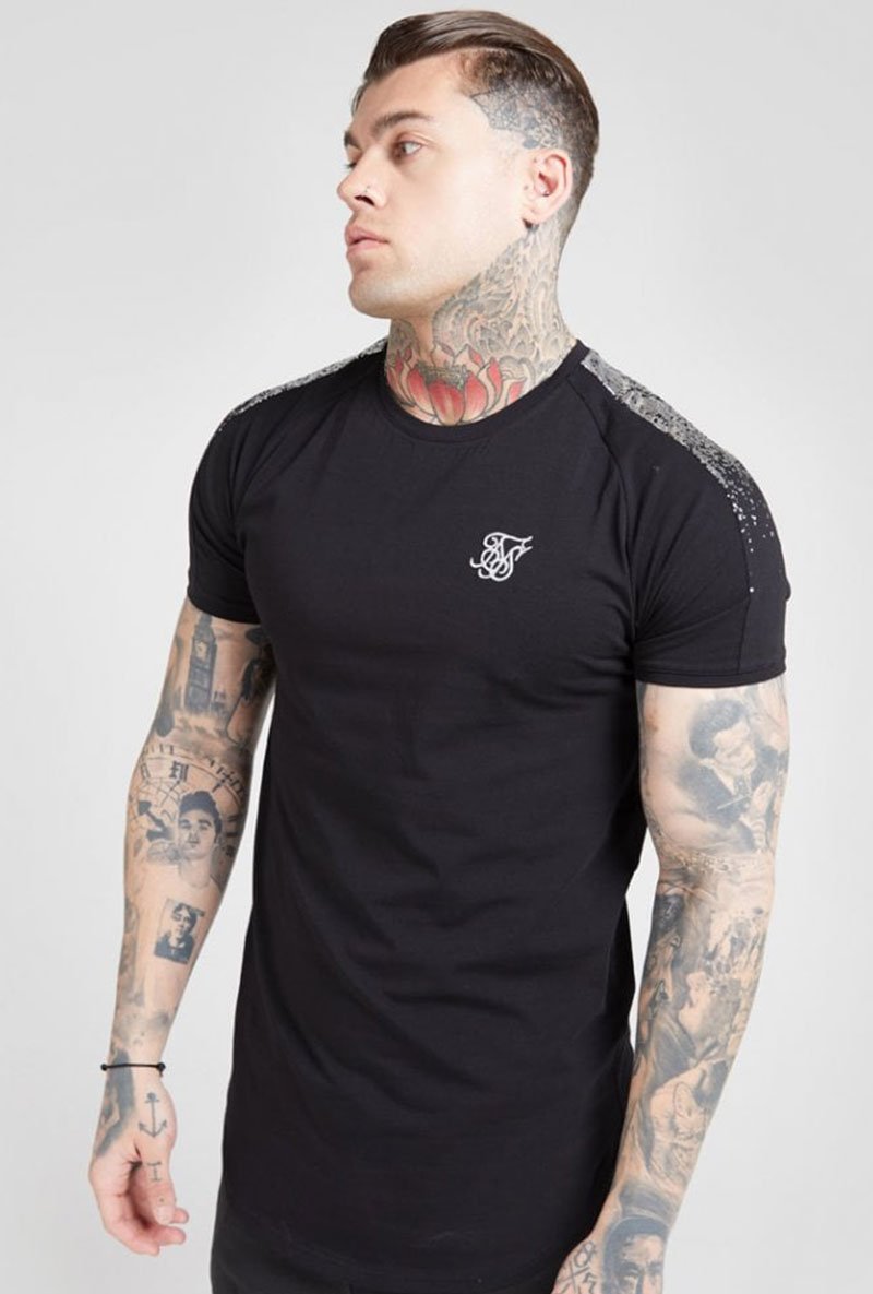 RAGLAN FOIL FADE GYM TEE