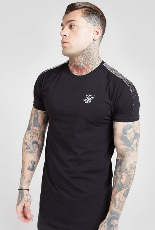RAGLAN FOIL FADE GYM TEE