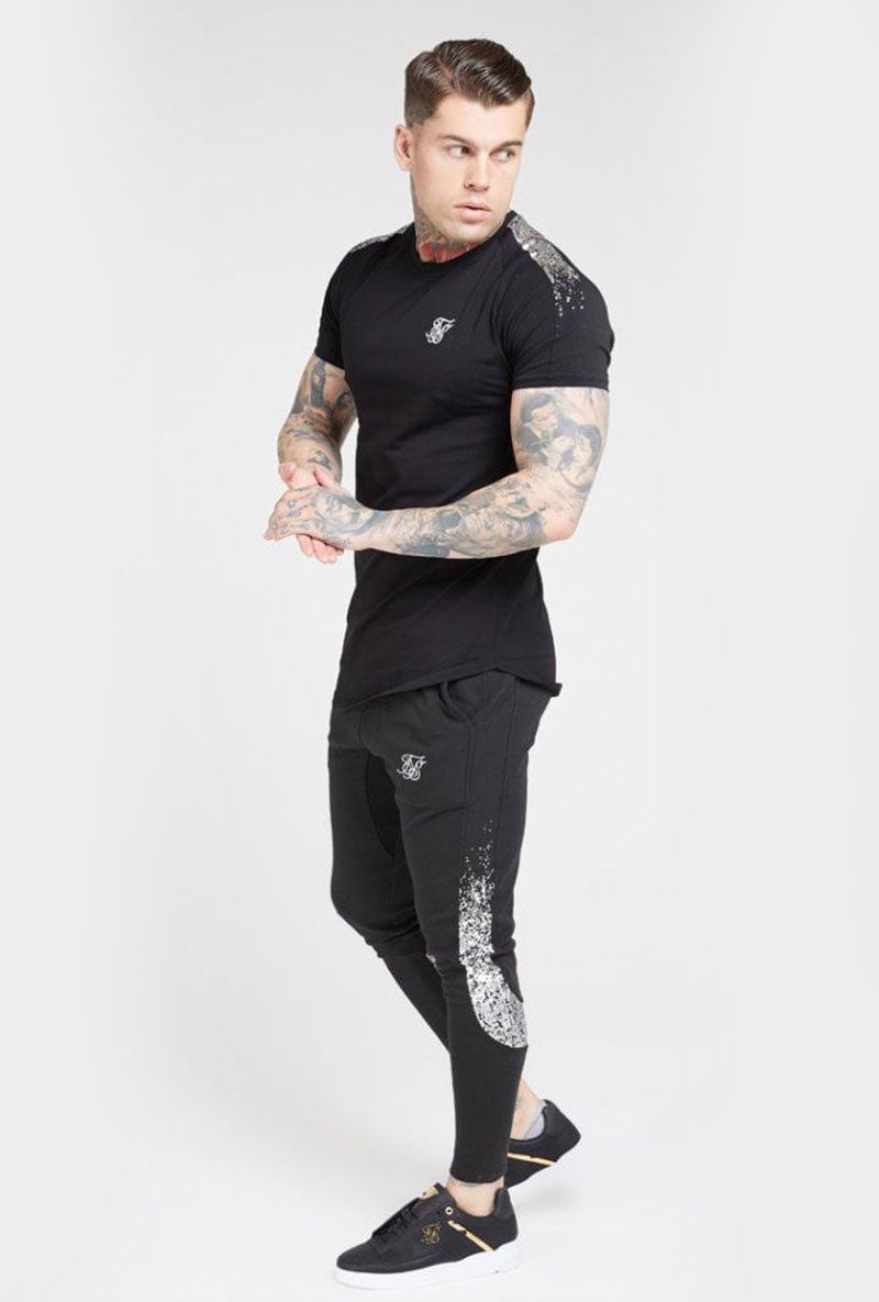 RAGLAN FOIL FADE GYM TEE