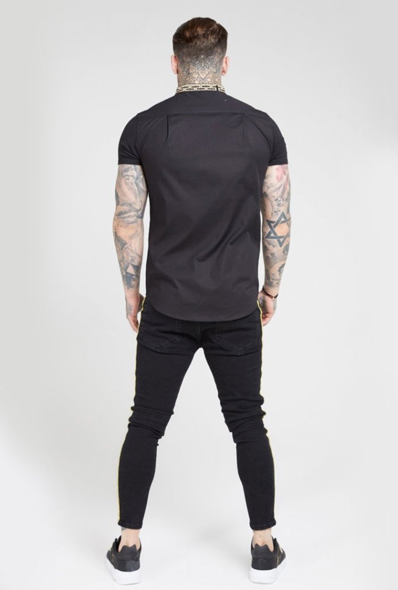 TAPE COLLAR SHIRT