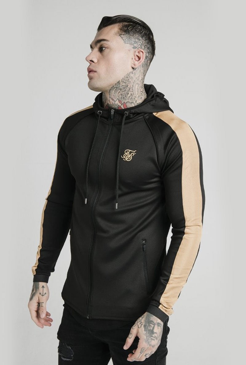 SCOPE SATIN ZIP HOODIE