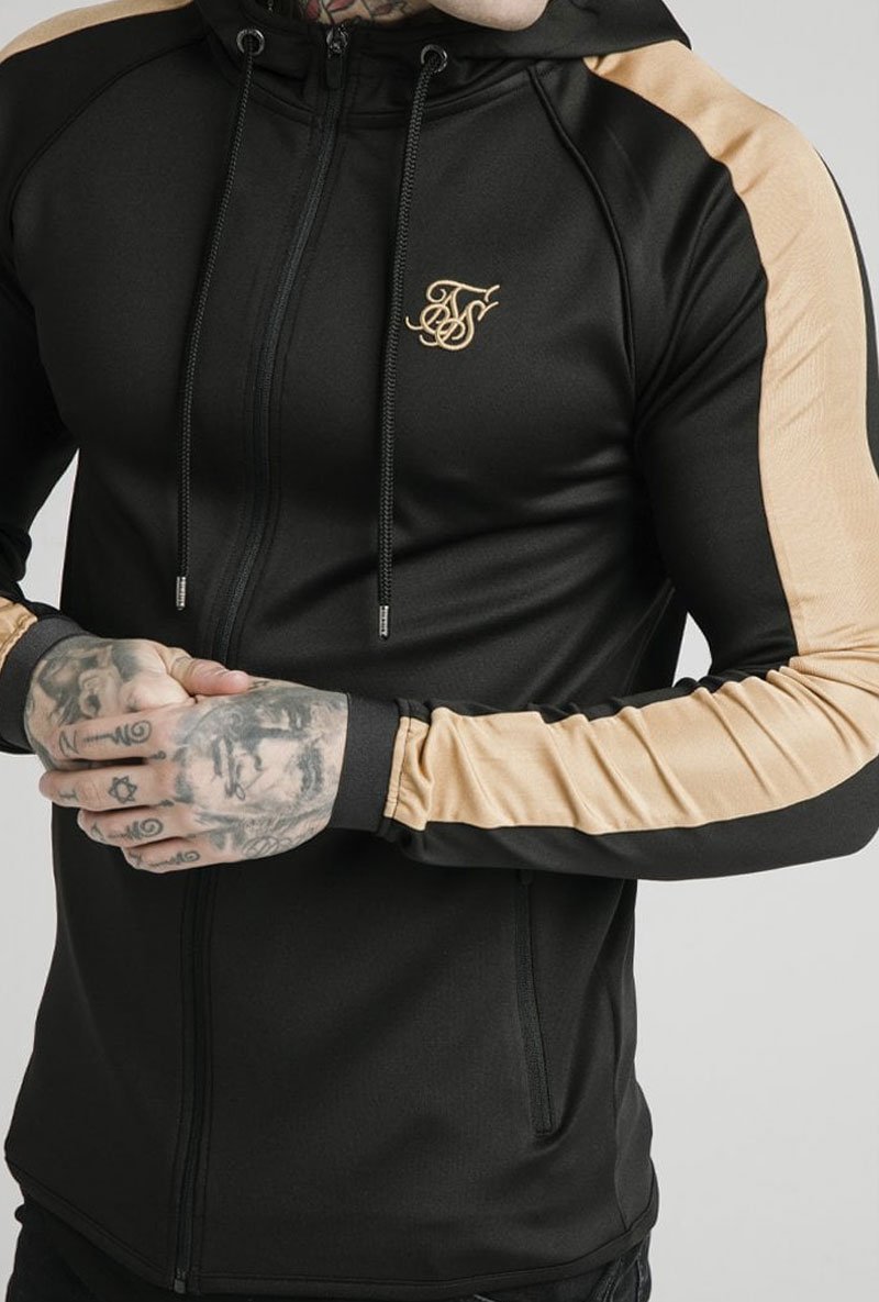 SCOPE SATIN ZIP HOODIE