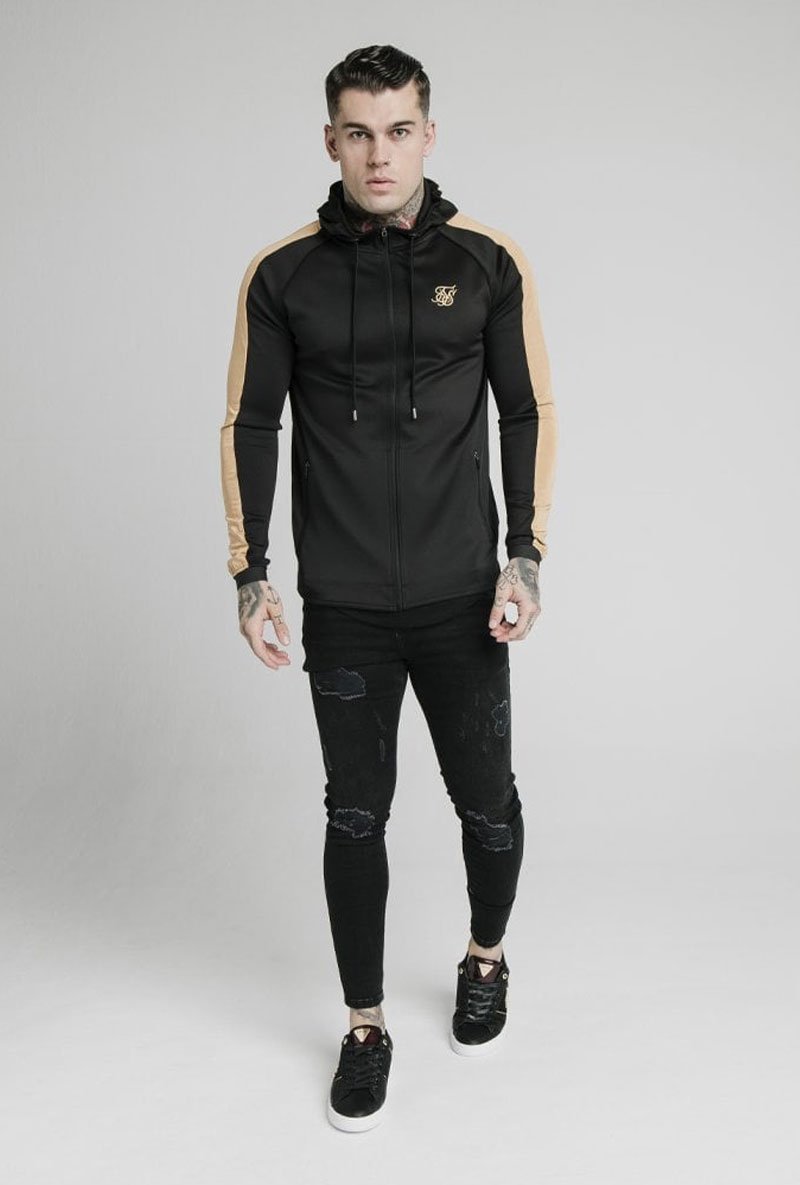 SCOPE SATIN ZIP HOODIE