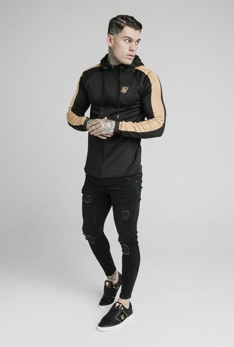 SCOPE SATIN ZIP HOODIE