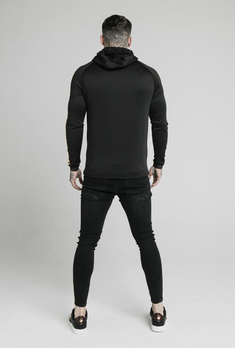 SCOPE SATIN ZIP HOODIE