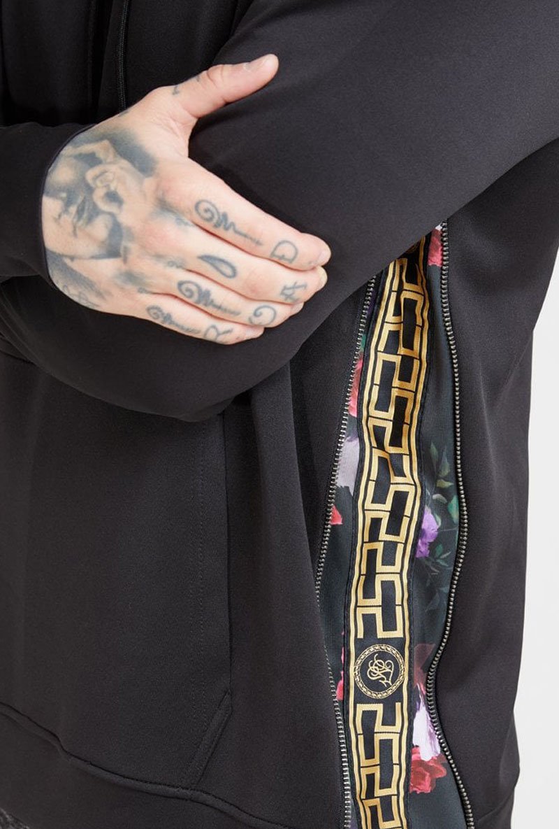 SIDE ZIP HYBRID HOODIE