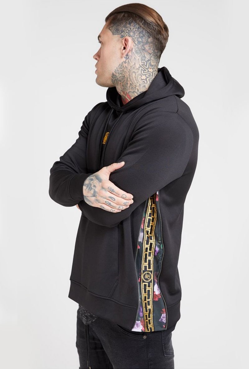 SIDE ZIP HYBRID HOODIE