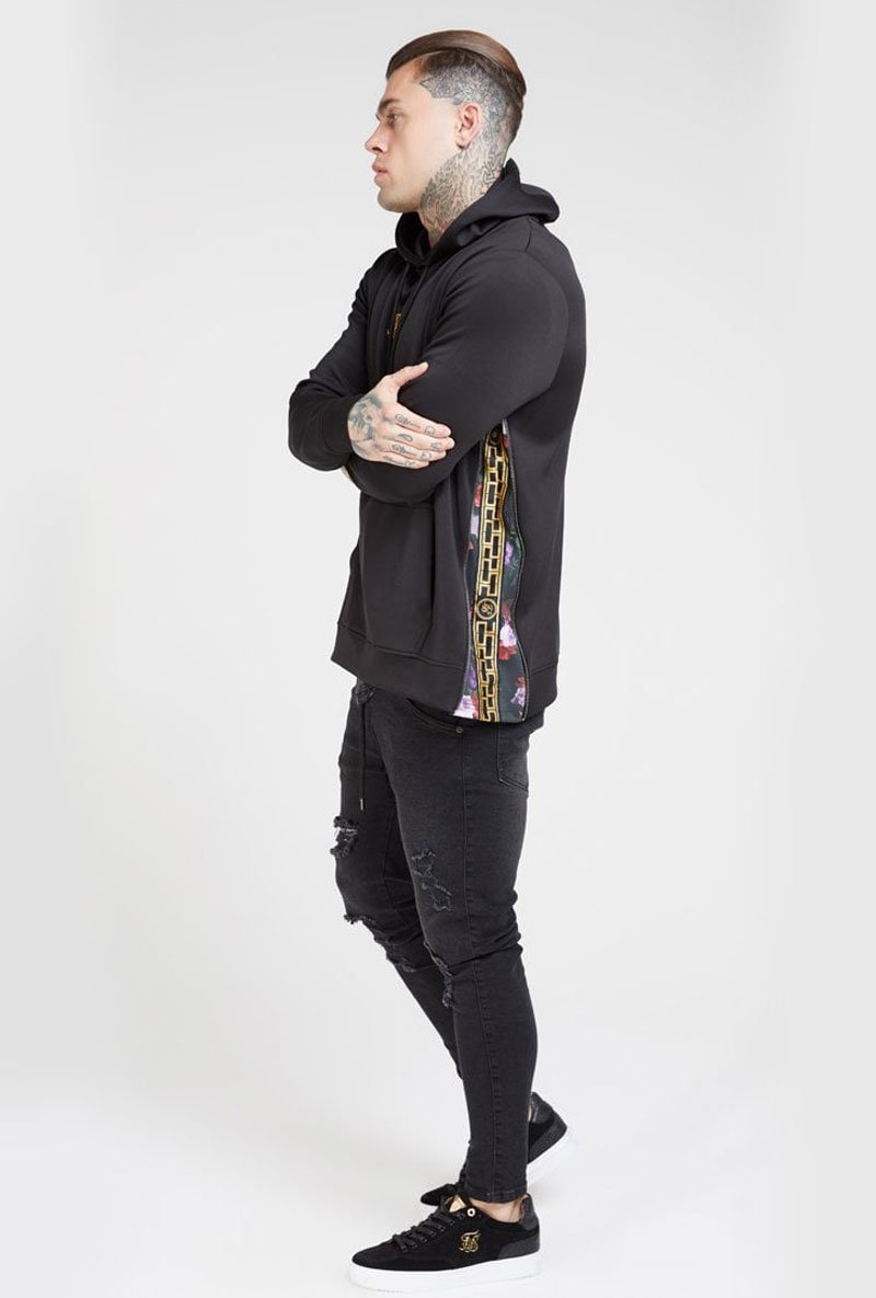 SIDE ZIP HYBRID HOODIE