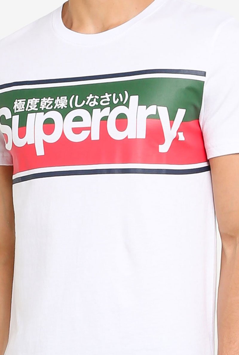 CORE LOGO II STRIPE TEE