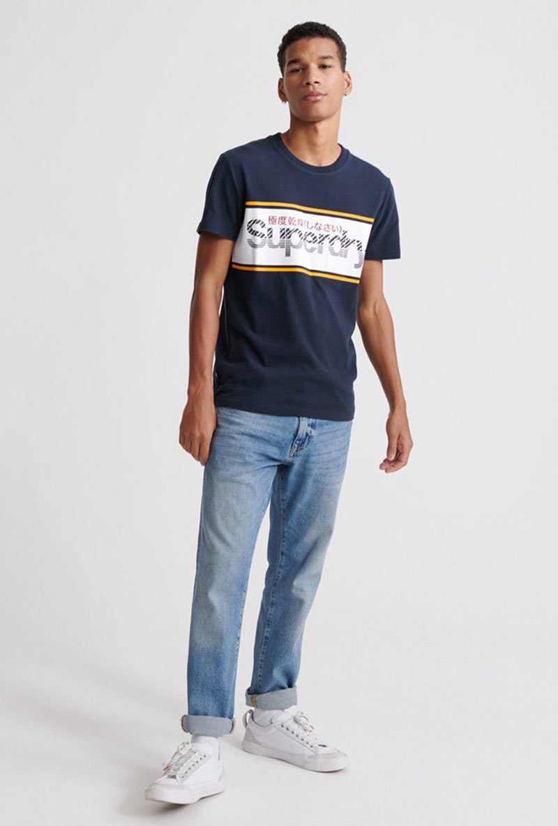 CORE LOGO STRIPE TEE
