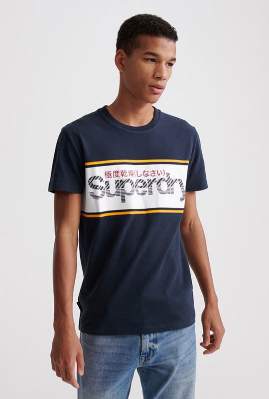 CORE LOGO STRIPE TEE