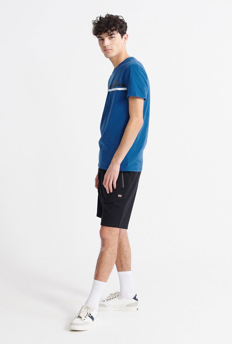 CORE LOGO SPORT STRIPE TEE