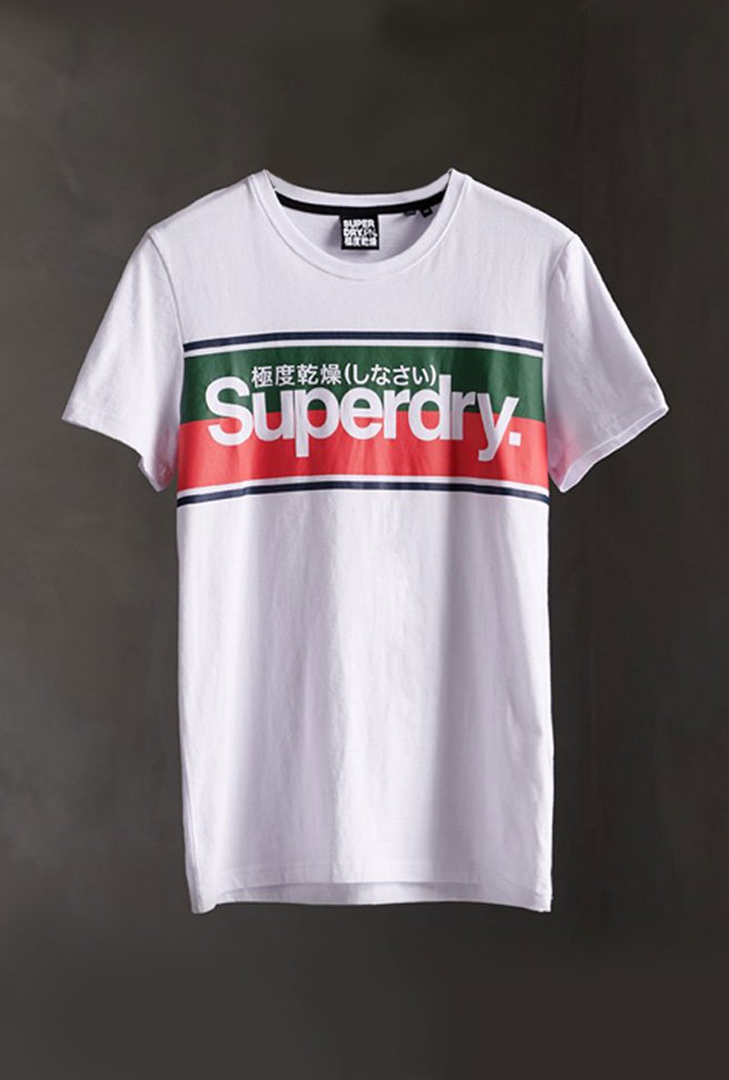 CORE LOGO II STRIPE TEE